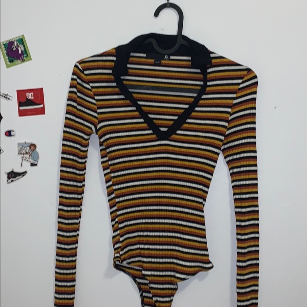 V neck Bodysuit